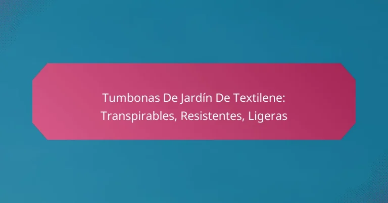 Tumbonas De Jardín De Textilene: Transpirables, Resistentes, Ligeras